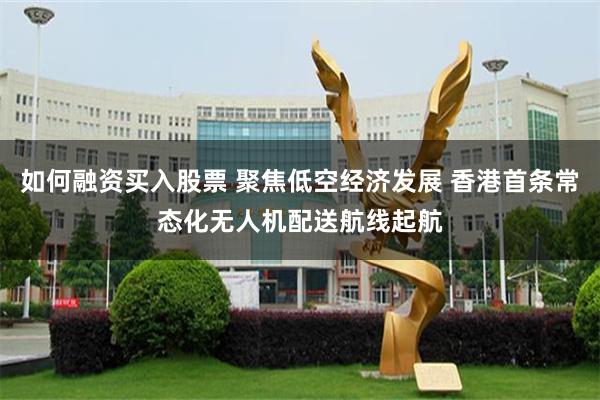 如何融资买入股票 聚焦低空经济发展 香港首条常态化无人机配送航线起航